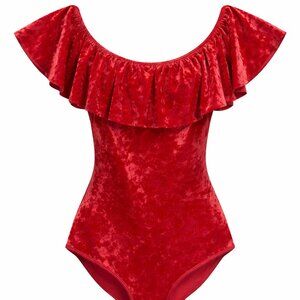 Red Velvet Bodysuit - Adorable!